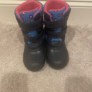 Kids' Navy and Pink Boots carters size 12